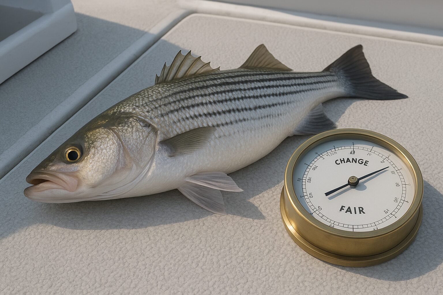 fish with barometer
